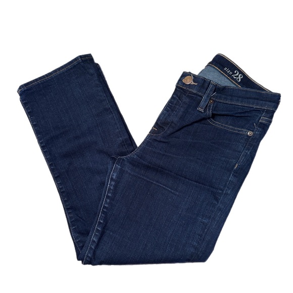 J. Crew Vintage Cropped Dark Wash Jeans in Size 28 - Picture 3 of 10